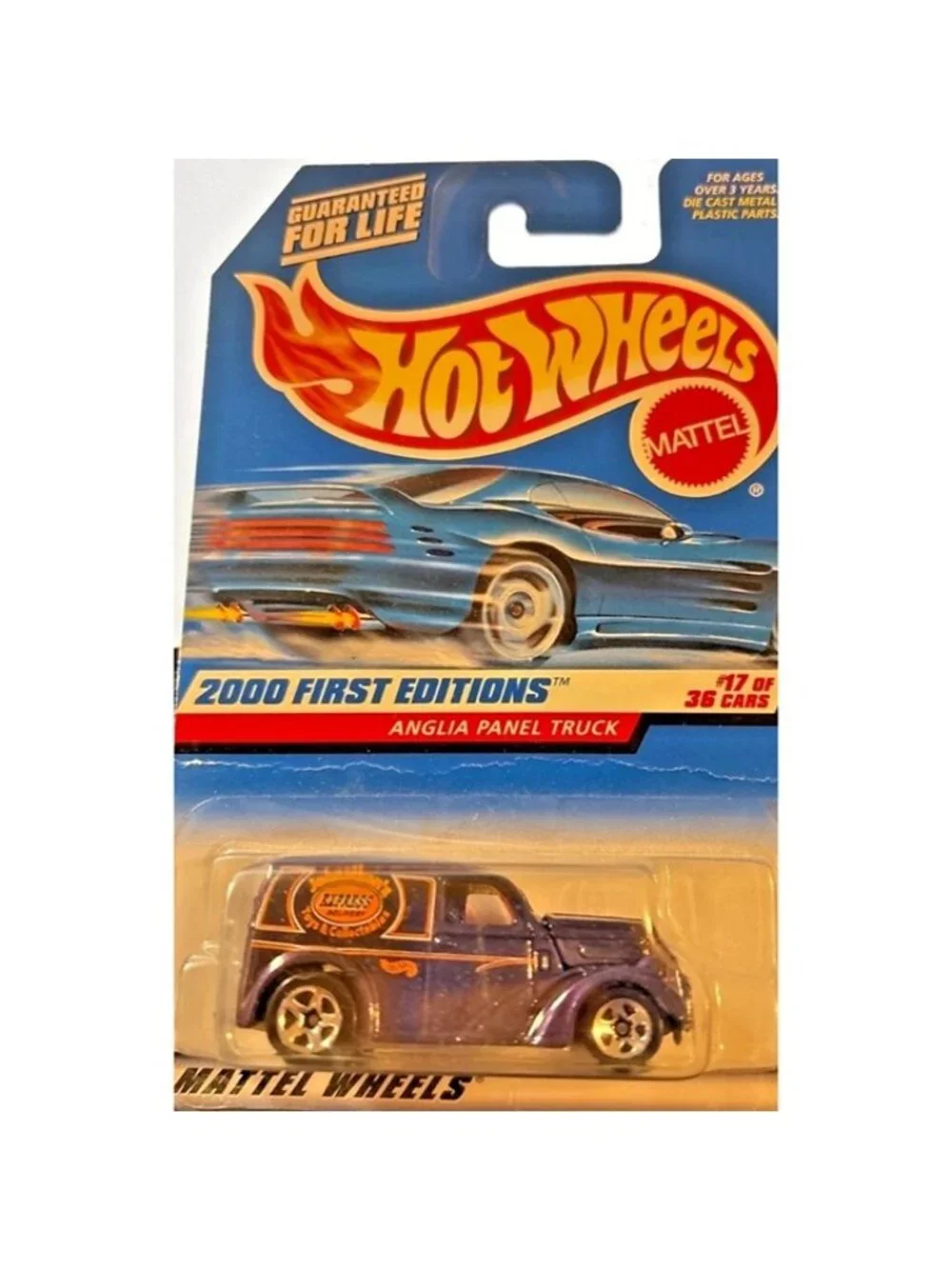 Vintage Die Cast Hot Wheels 2000 First Editions Anglia Panel Truck Collectible
